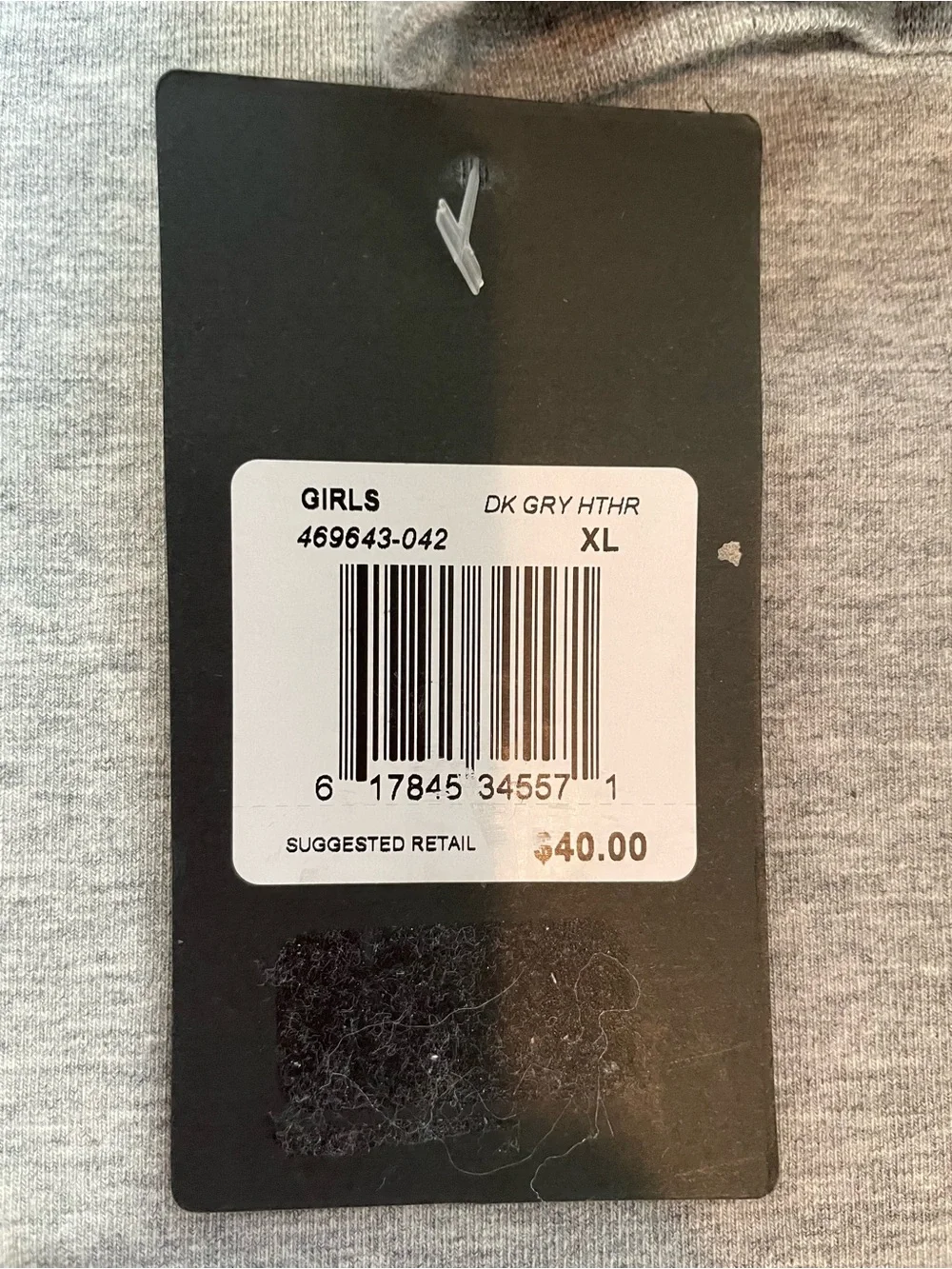 Converse NWT Girls Size XL Kids 13-15 Yrs Dark Gary Heather Tee Shirt Dress